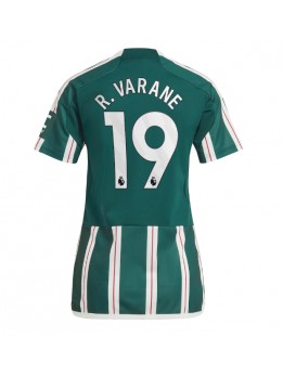 Billige Manchester United Raphael Varane #19 Bortedrakt Dame 2023-24 Kortermet